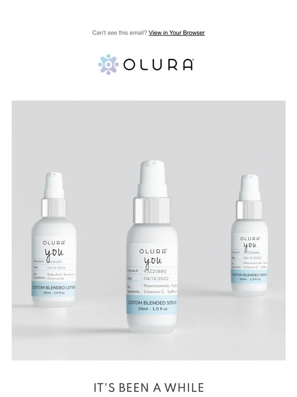 How is your skin lately, ?