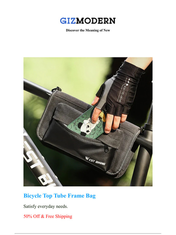 Popular This Week: Bicycle Top Tube Frame Bag and Soft Leather Portable Eyeglass Storage Pouch