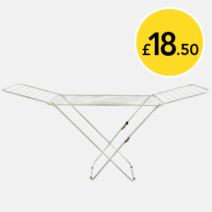 Home Vida Winged Folding Airer £18.50