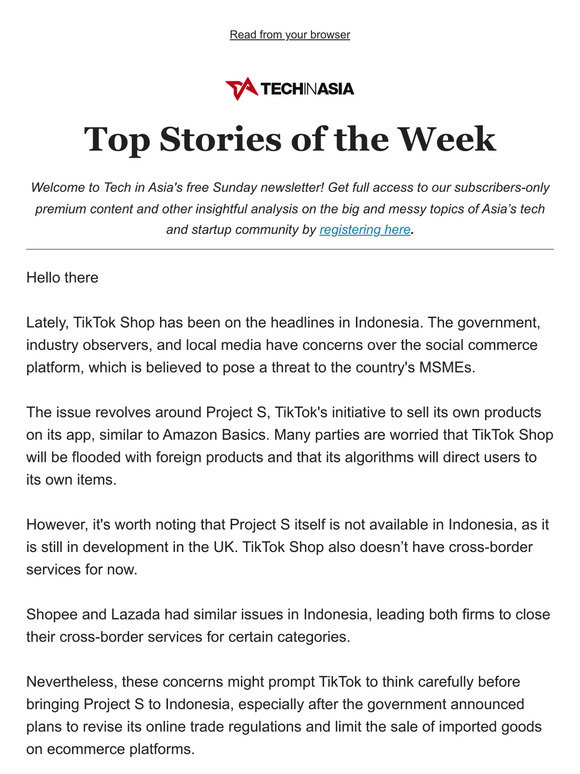 Tech in Asia What's all the fuss around TikTok's Project S in