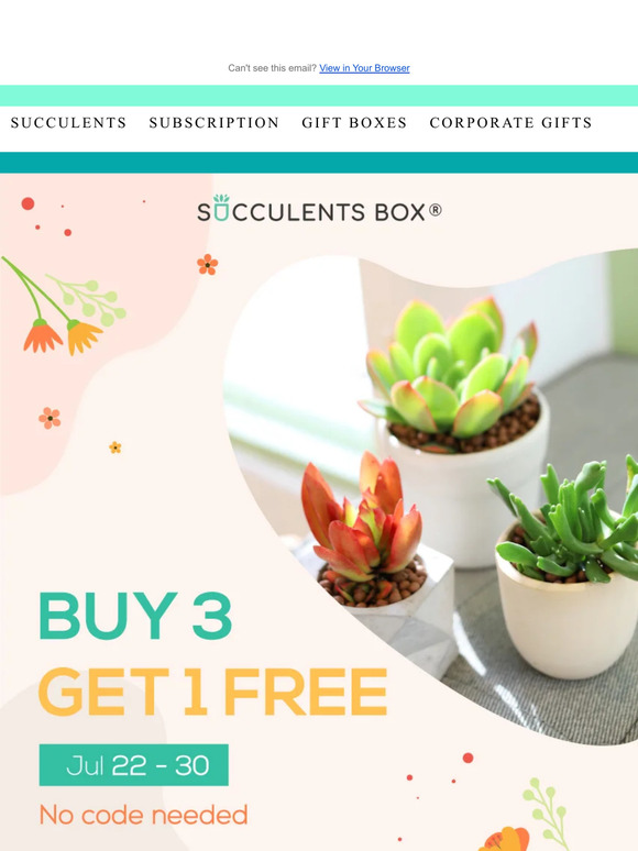 Score Free Plants This Weekend - Buy 3, Get 1!