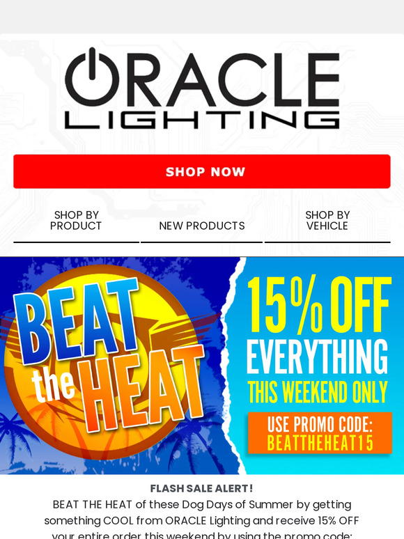 Beat The Heat ☀️ 15% OFF