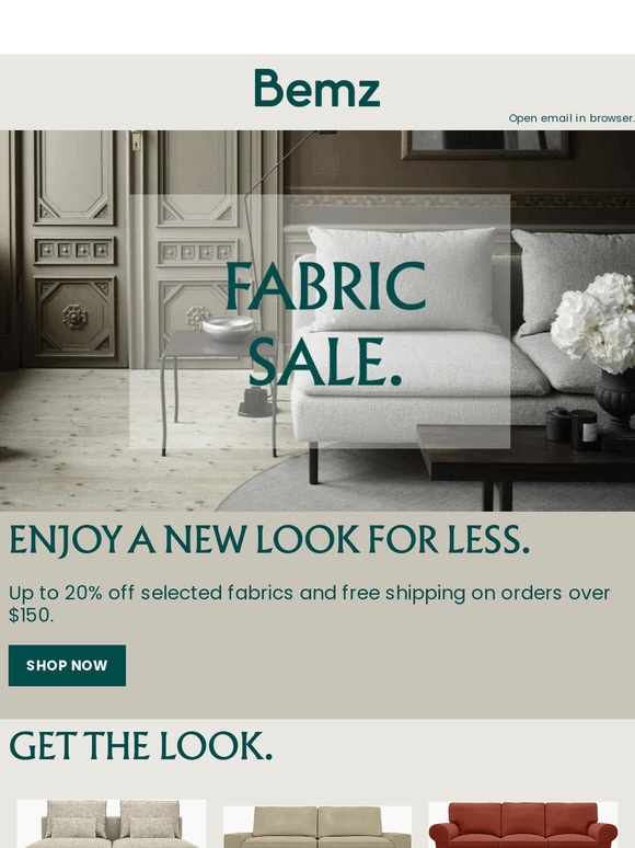 The fabric sale has started! 🍦