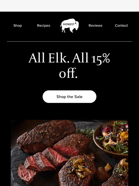 Flash Sale Reminder — 15% Off All Elk