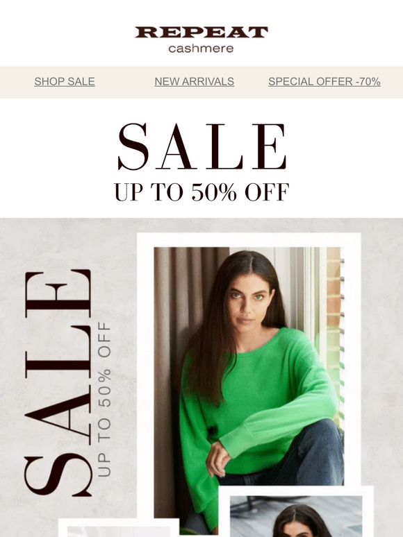 Most-Wanted Colors with up to 50% off