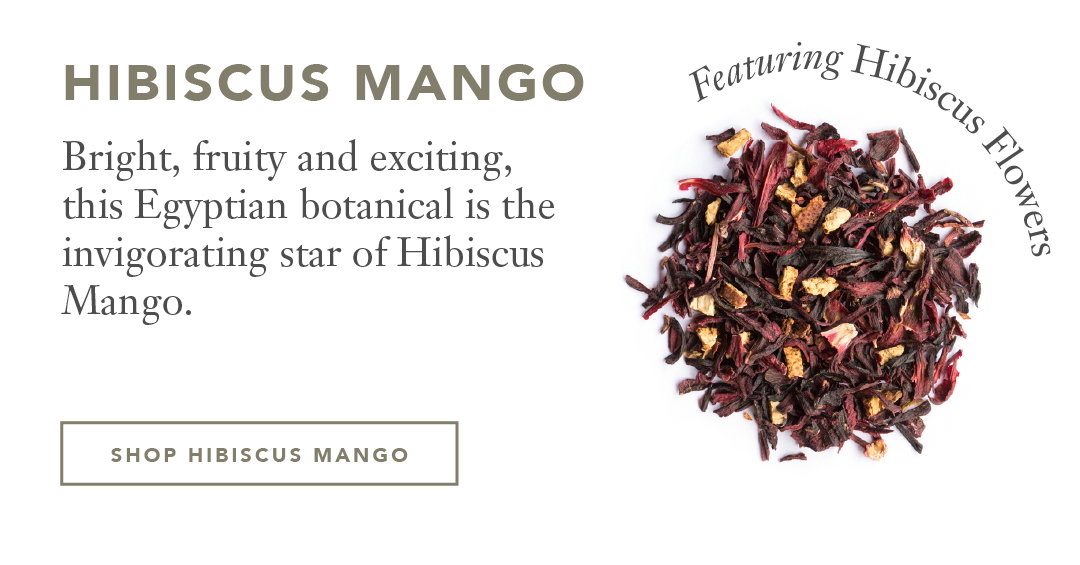 hibiscus mango Bright, fruity and exciting,  this Egyptian botanical is the invigorating star of Hibiscus Mango.