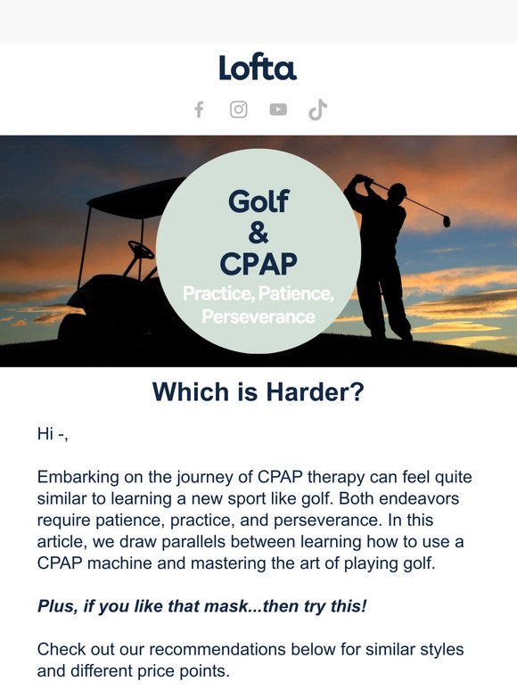 Is CPAP Harder Than Golf?