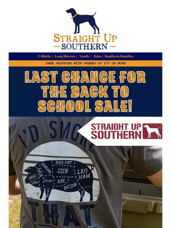LAST CHANCE FOR BACK TO SCHOOL SALE!