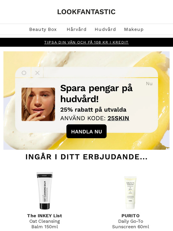 SKINNVÅRD: 25% Rabatt ✨