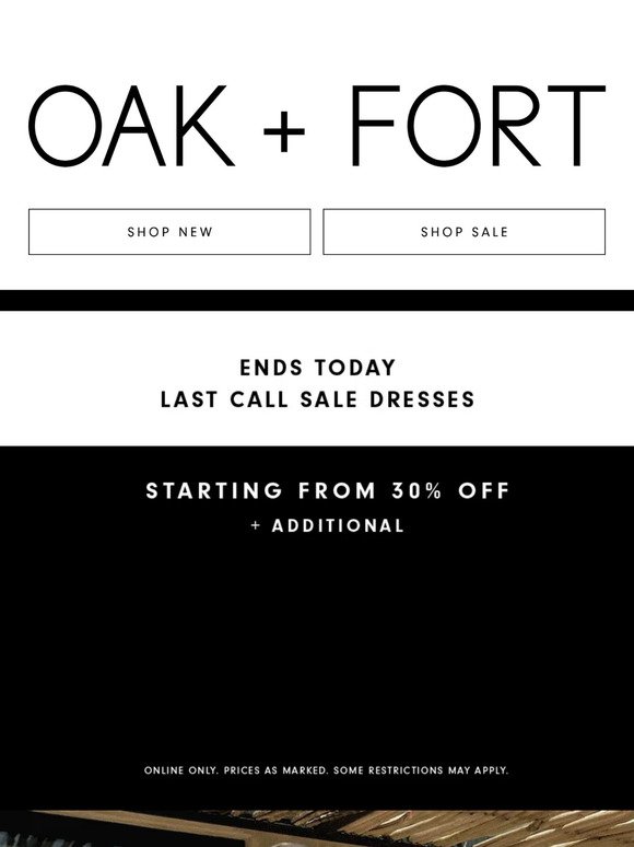 FINAL HOURS — Additional 15% OFF Dresses