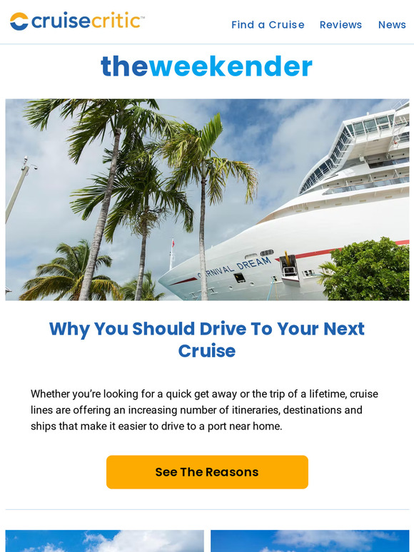 The Independent Traveler Why You Should Drive To Your Next Cruise