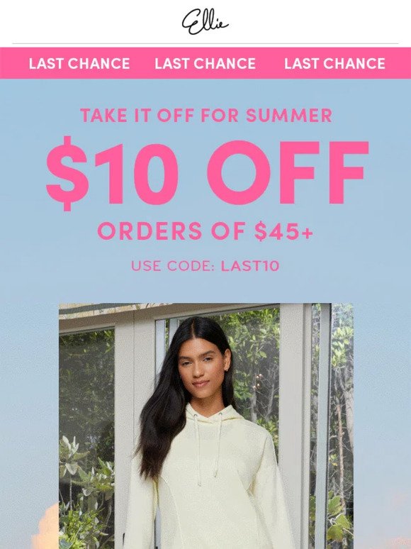 Don't miss your $10 off! 💸