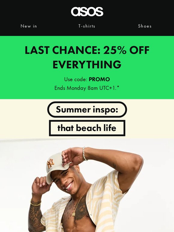 Last chance: 25% off everything! 🏄