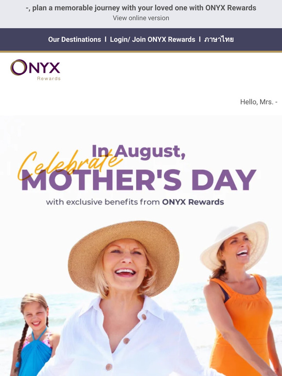 🌼 Mother's Day is just around the corner. Let's make the most of it with your special person