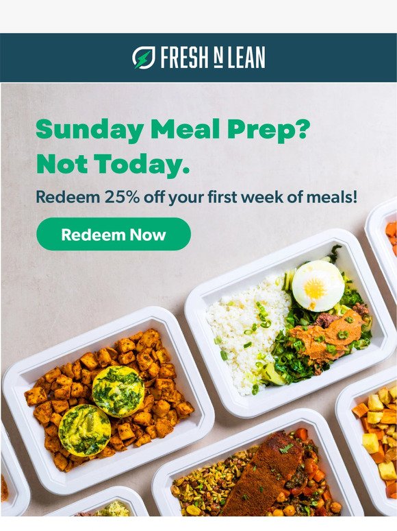 Stop prepping... it's ready 🥙 + 25% Off
