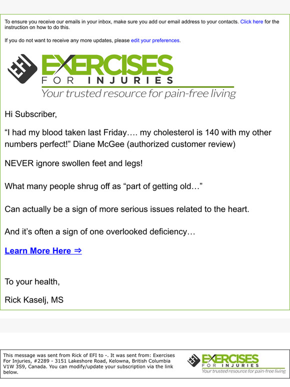 Exercisesforinjuries how to deal with swelling lymphedema milled