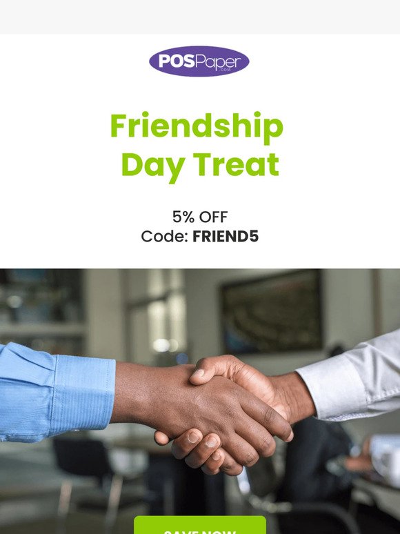 Celebrate Friendship Day with Savings!