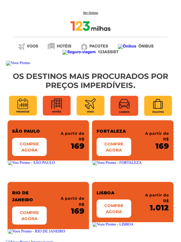 NACIONAIS E INTERNACIONAIS ✈️ Melhores ofertas de julho 🤩