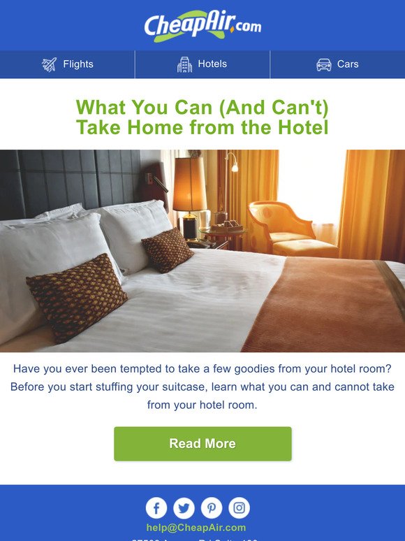 Hotel Etiquette: What You Can and Can't Take
