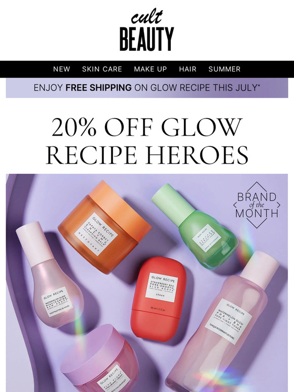 20% OFF Glow Recipe