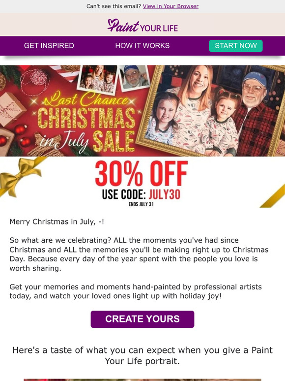 Last chance! ⌛Christmas in July is almost over