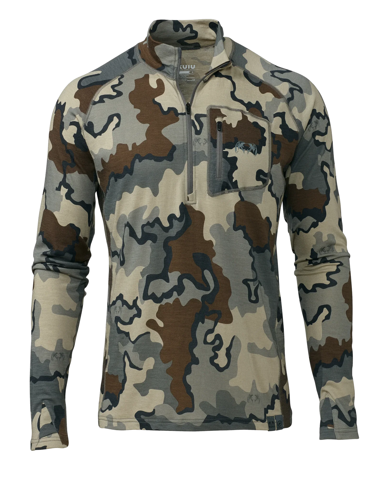 Image of ULTRA MERINO 145<BR>ZIP-T HUNTING SHIRT<BR>REG - $109.00