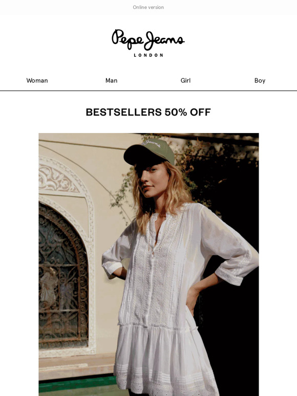 50% off our bestsellers