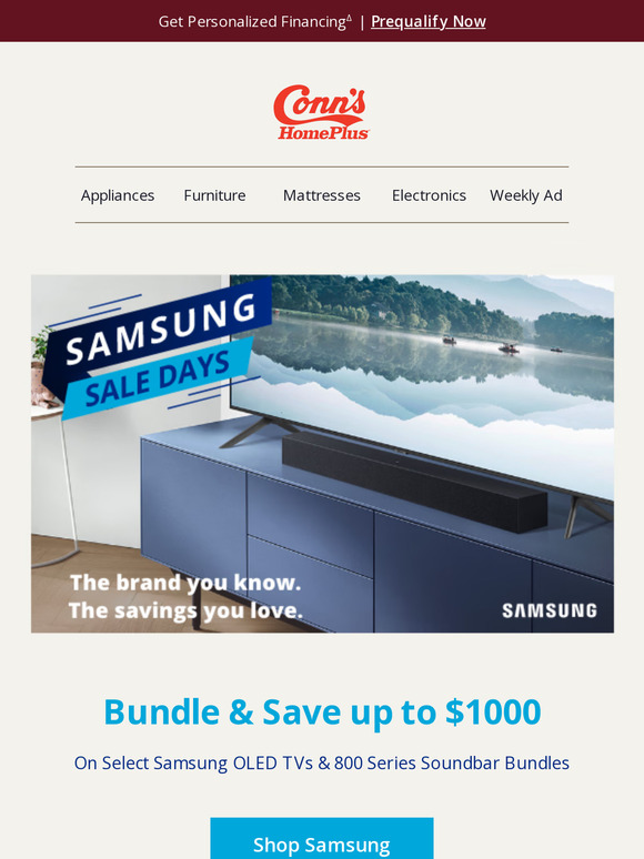 Save during Samsung Sale Days
