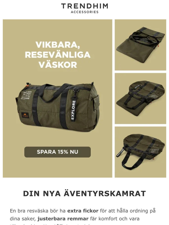 15 % rabatt på Lazy Bear-väskor 🐻