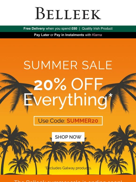 Hurry - Summer Sale Ending Soon! ⏰