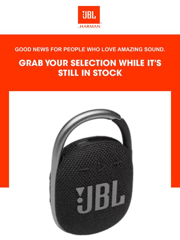 Price drop on a JBL product you shopped