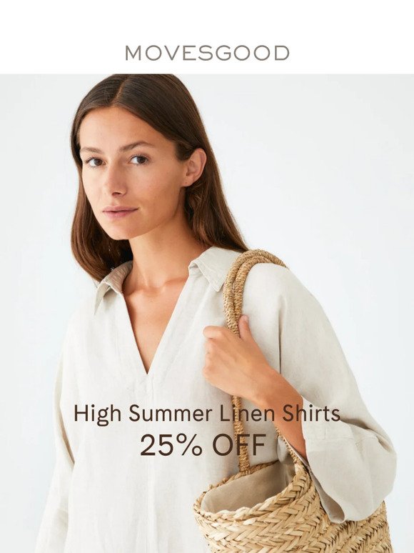 High Summer Linen Shirt: 25% off