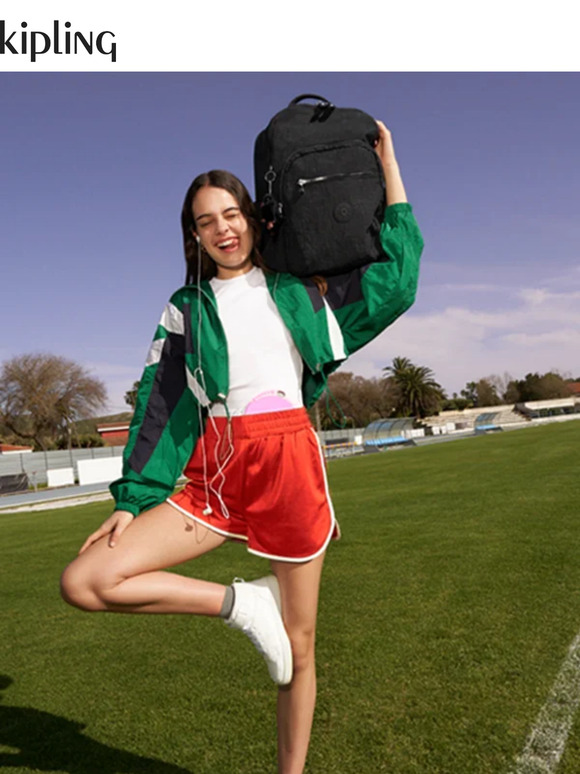 Pack up your laptop with Kipling