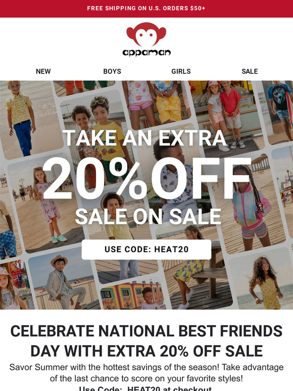 Wake Up: Extra 20% Off!!  ⏰