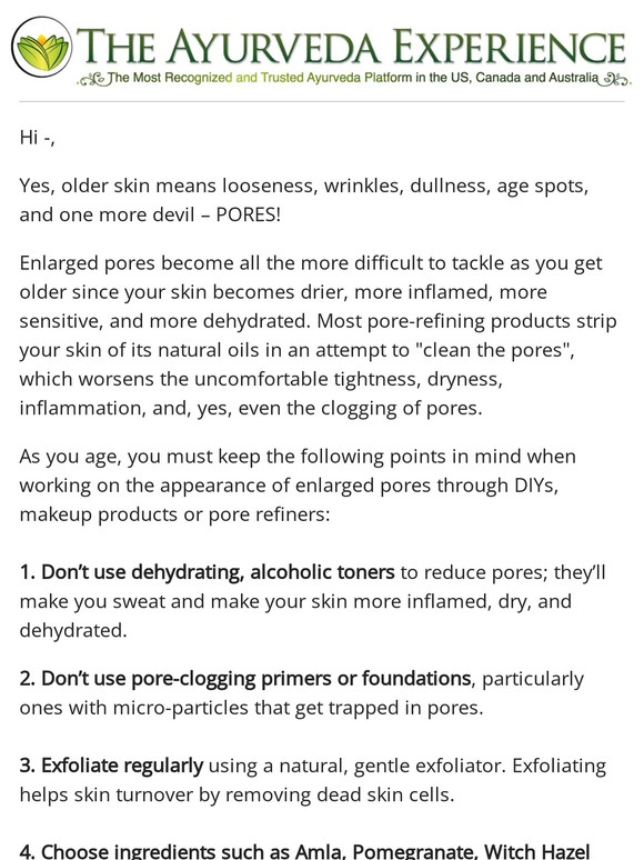 5 ways to tackle ‘Enlarged Pores’ or ‘Orange-Peel-Skin' after 40