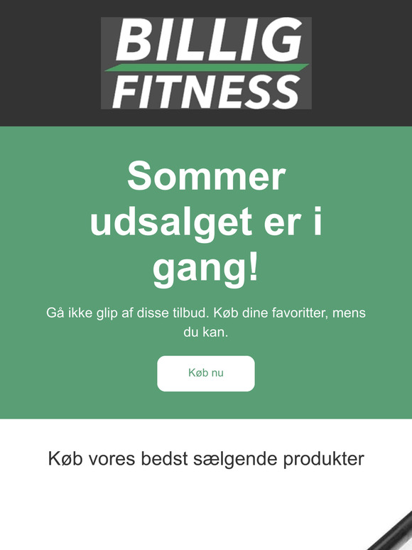 Sommerklar Salg: Spar Stort på Fitness- og Træningsudstyr!