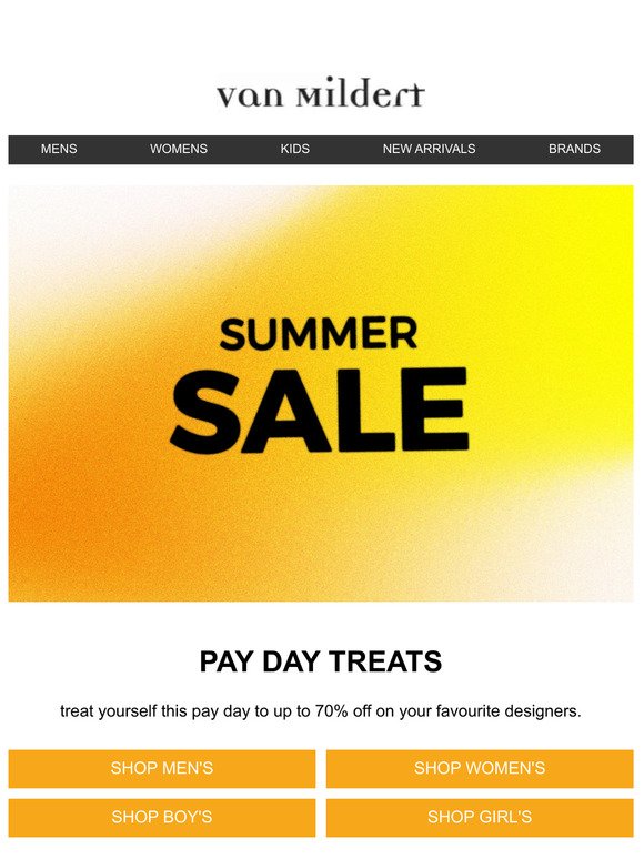 Pay Day Treats | Save Up To 70%.