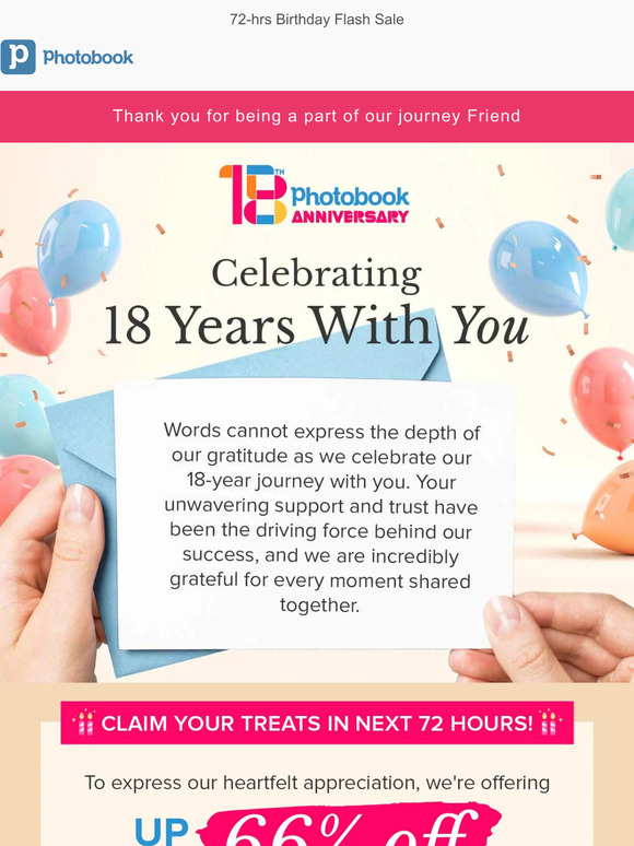 Photobook turns 18!  🥳  🎂  🎉