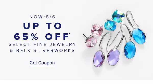 Belk clearance jewelry coupon