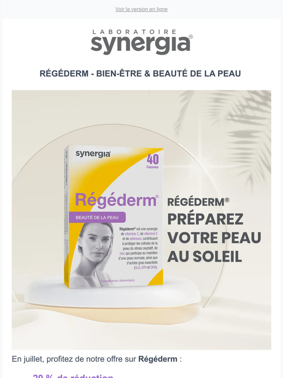 Derniers instants 💫 -50 % sur Veinoform et -20 % sur Régéderm !