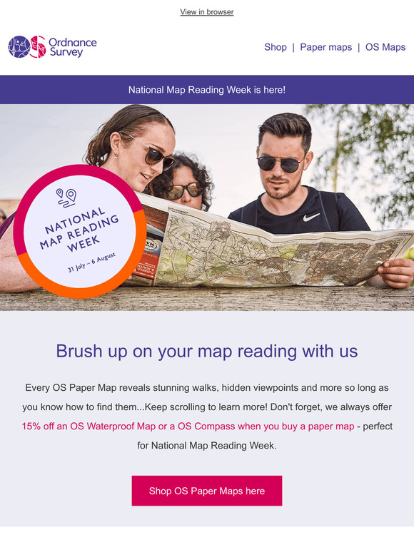 Ordnance Survey How Are Your Map Reading Skills — Milled 0964