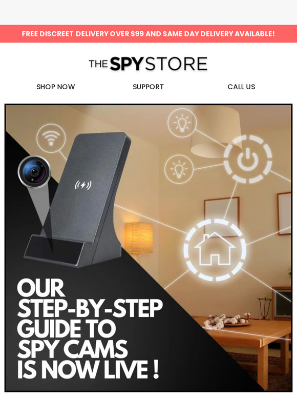 🕵️‍♂️Check out our step-by-step guide to protecting your home with Spy Cams