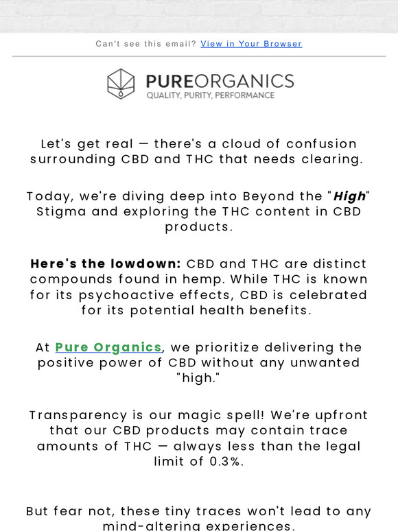 Legal limit of THT in CBD products...