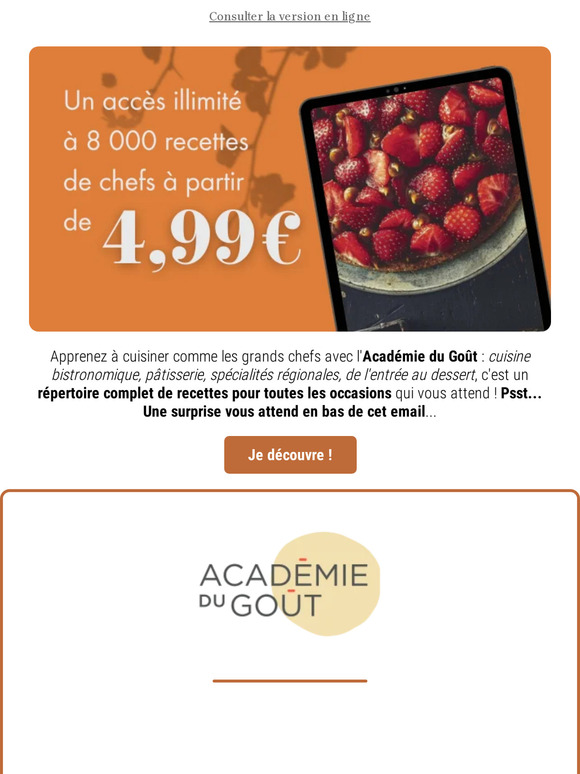 La recette préférée de nos abonnés en juillet