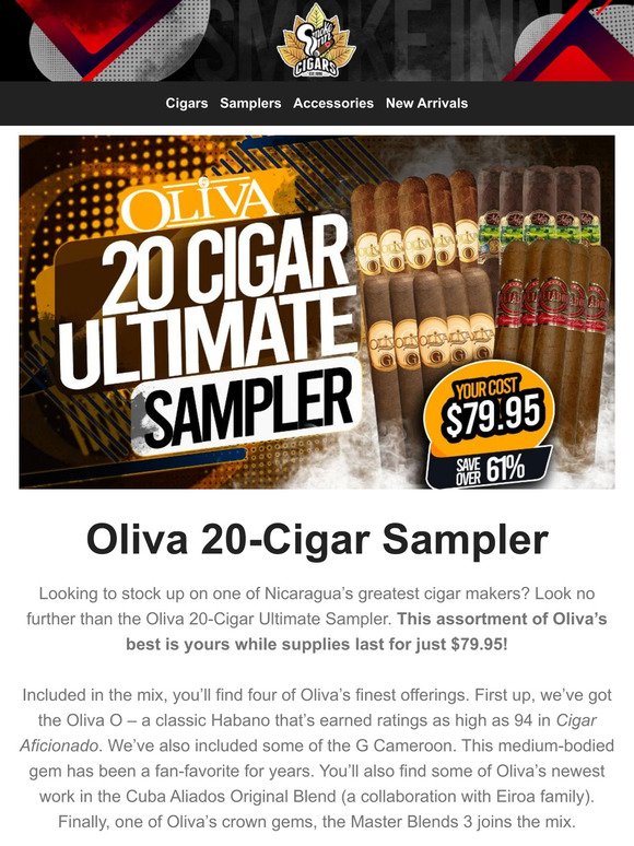 Take 61% Off Oliva's Finest