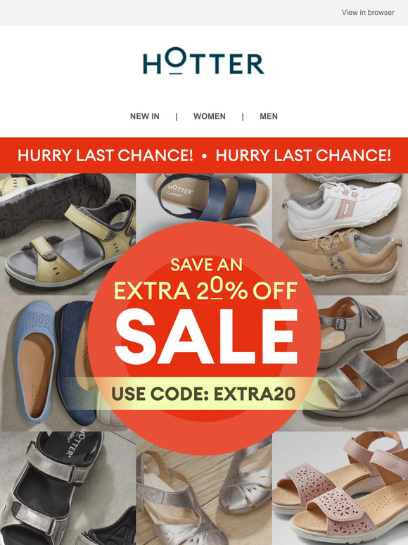 Hotter shoes clearance hot sale last chance