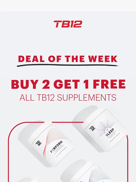 🔥 Buy 2 Supps Get 1 FREE 💪 Deal Of The Week