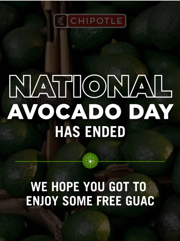 Chipotle Member Exclusive Free Guac Today 🥑🥳 Milled