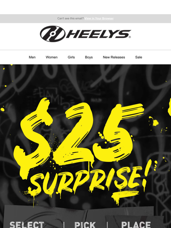 $25 Surprise Heelys is Ends Tonight 😭