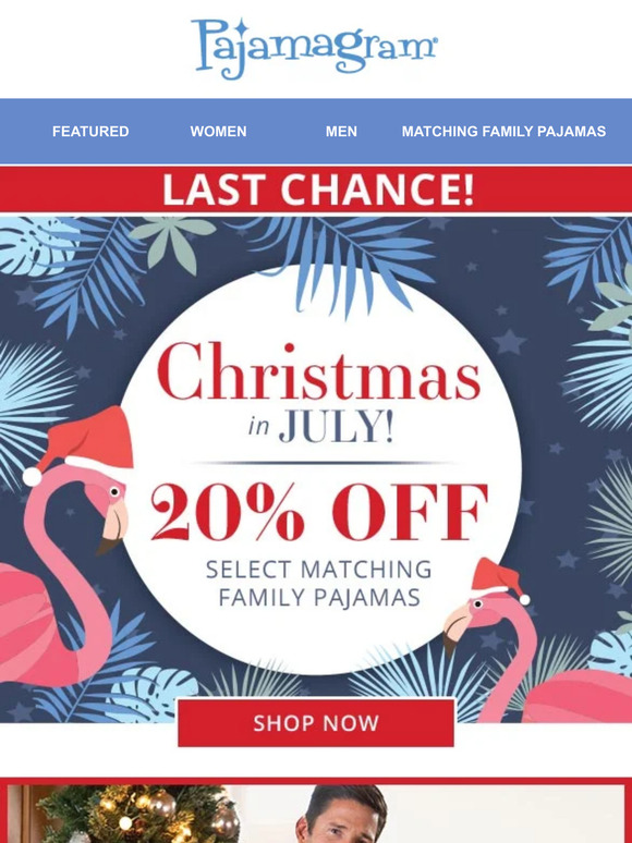 20% Off Select PJs + Family Sets